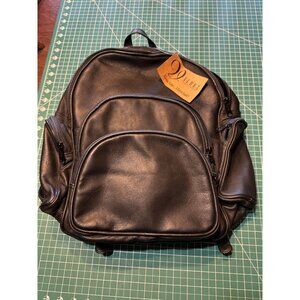 Valdez Genuine Leather Backpack With Multiple Compartments & Zippers